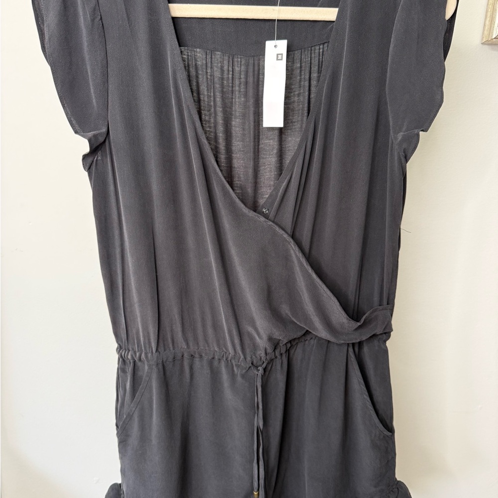 Elegant Black Wrap Dress